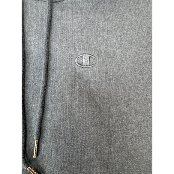 Champion Washed Navy Hoodie Pullover Sweatshirt Front Kangaroo Pocket Size Small - Picture 2 of 8